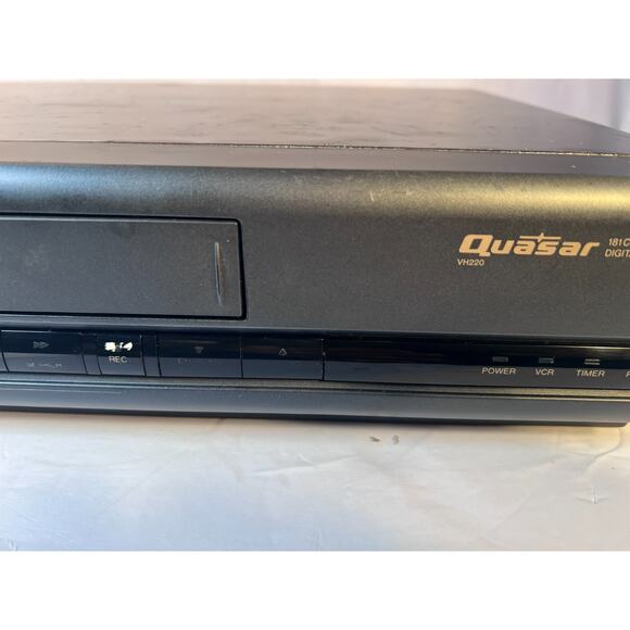 Quasar Video Cassette Recorder VHS VCR VH220 No Remote - Picture 4 of 10